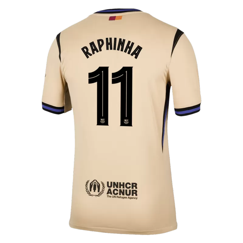 Barcelona RAPHINHA 11 Away Soccer Jersey 2025-26 - Player Version