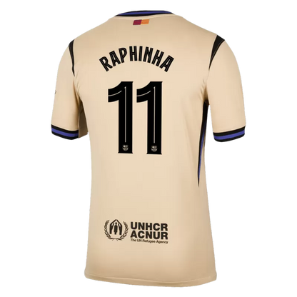 Barcelona RAPHINHA 11 Away Soccer Jersey 2025-26 - Player Version
