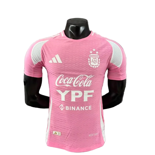 Argentina Special Edition Pink Soccer Jersey 25-26 - Player Version