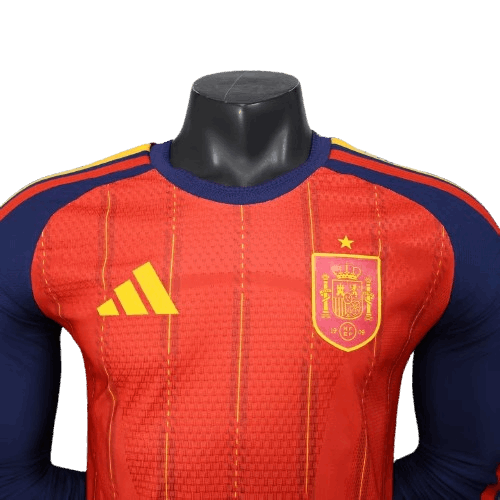 Spain Home Long Sleeves Jersey World Cup 2026 - Player Version