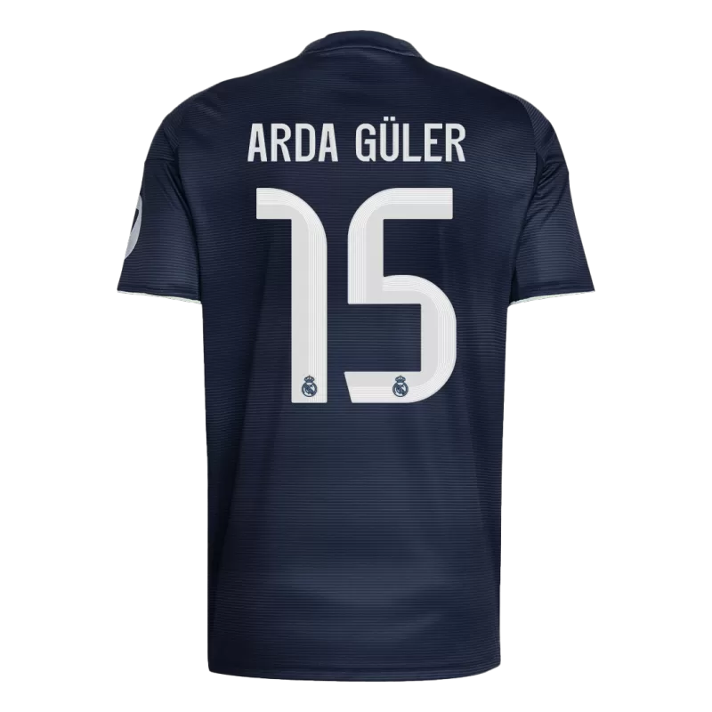 Real Madrid Soccer Jersey Away 2025/26 (ARDA GULER #17) - Fan Version - World Jersey | Premium Football Kits, Retro Jerseys & Boots Shop