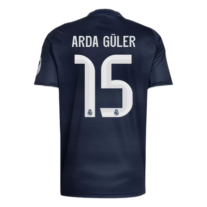 Real Madrid Soccer Jersey Away 2025/26 (ARDA GULER #17) - Fan Version - World Jersey | Premium Football Kits, Retro Jerseys & Boots Shop