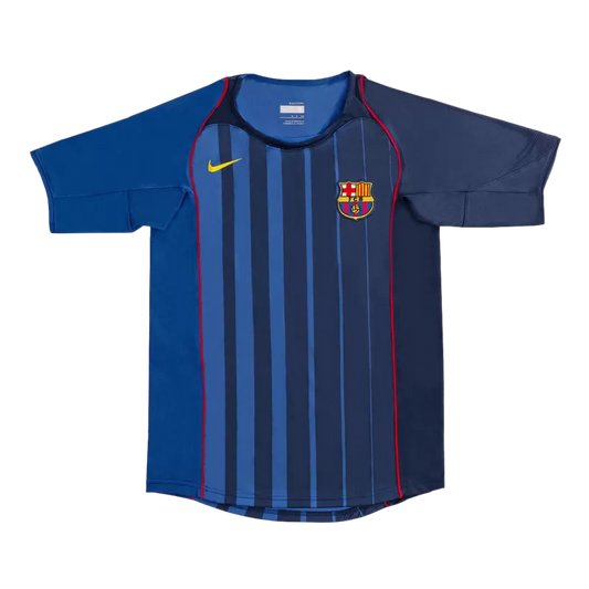 Barcelona Retro 2004/05 RONALDINHO 10 Away Soccer Jersey