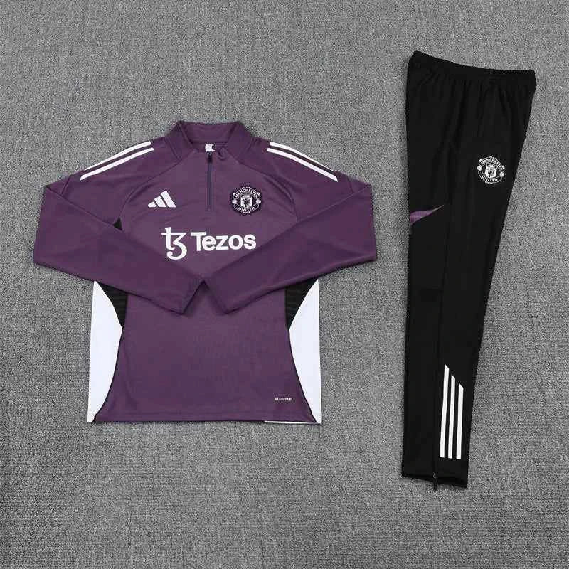 Manchester United Training Tracksuit 25-26 Purple (Kids And Man )