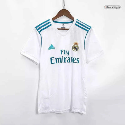 Real Madrid Retro 17/18 RONALDO 7  Home Soccer Jersey