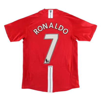 Manchester United Retro 07/08 Home RONALDO 7 Soccer Jersey