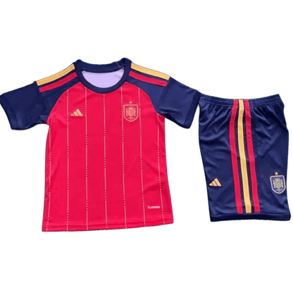 Kids 2026 World Cup Spain Home Kit