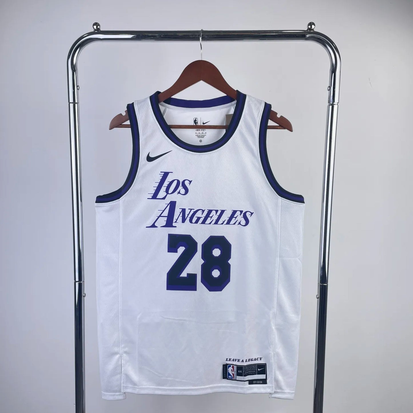 Los Angeles Lakers City Edition White 28 HACHIMURA NBA 2023 Jerseys