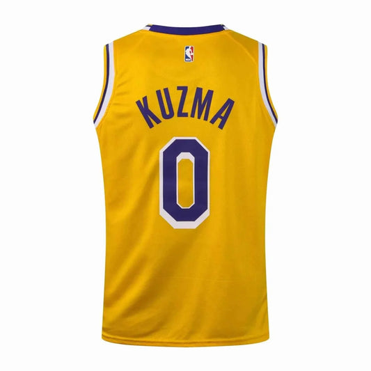NBA Laker yellow Kuzma No.0