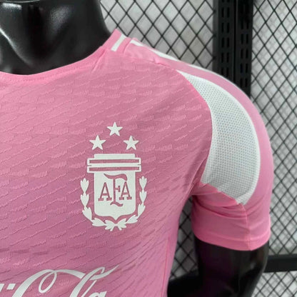 Argentina Special Edition Pink Soccer Jersey 25-26 - Player Version
