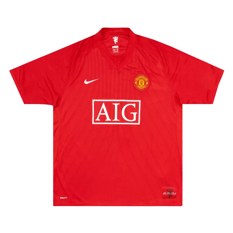 Manchester United Retro 07/08 Home RONALDO 7 Soccer Jersey