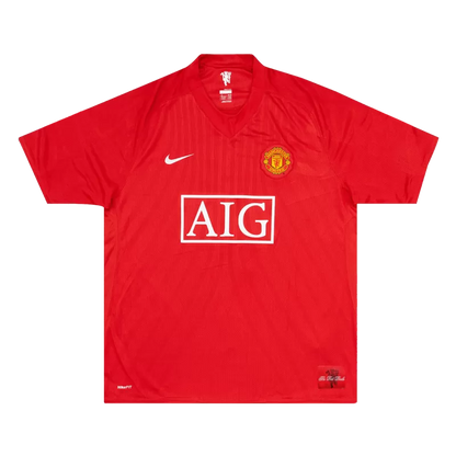 Manchester United Retro 07/08 Home RONALDO 7 Soccer Jersey