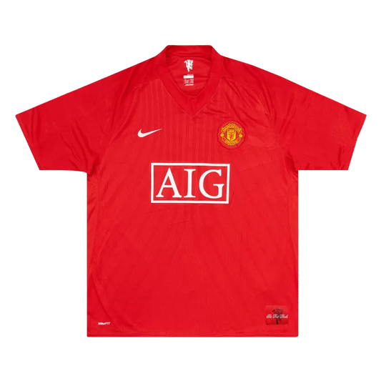 Manchester United Retro 07/08 Home RONALDO 7 Soccer Jersey