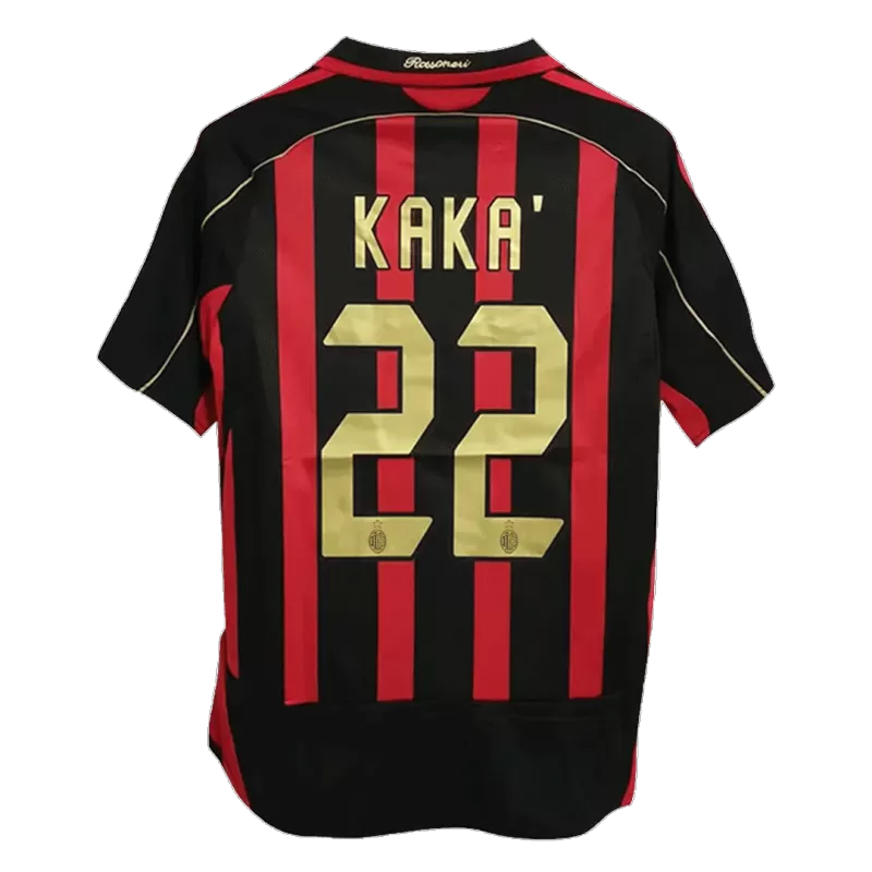 Retro 2006-07 KAKA 22 AC Milan Home Soccer Jersey