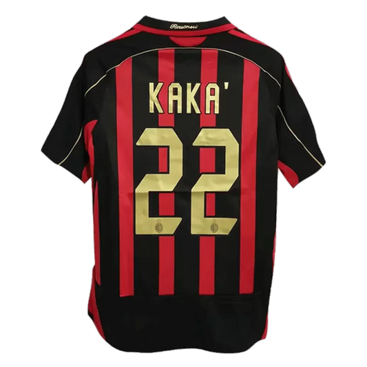 Retro 2006-07 KAKA 22 AC Milan Home Soccer Jersey