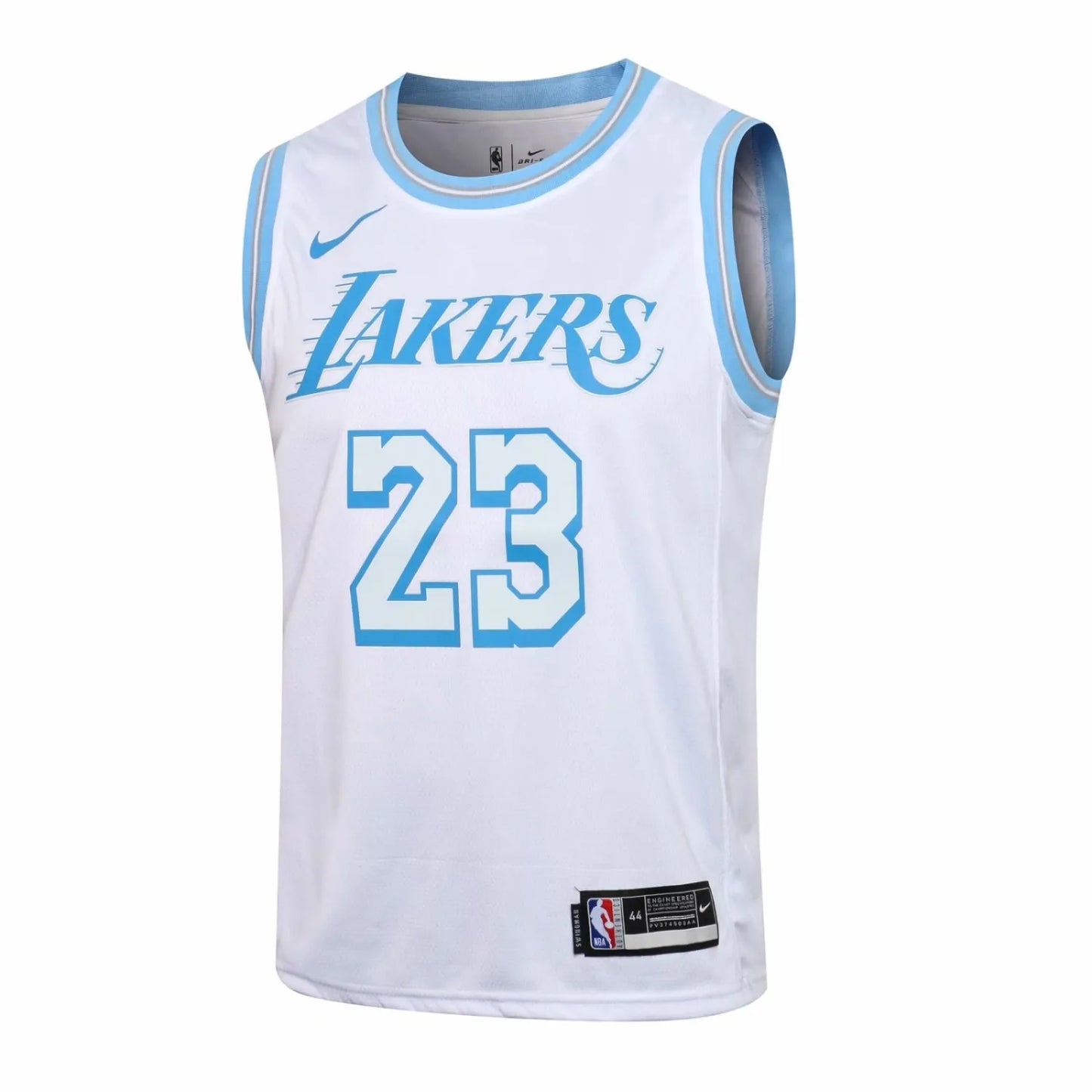 NBA Laker white James No.23