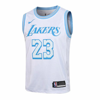 NBA Laker white James No.23