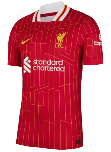 CHAMPIONS #20 LIVERPOOL HOME SOCCER JERSEY Player Version - Vantyjersey
