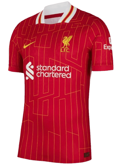 CHAMPIONS #20 LIVERPOOL HOME SOCCER JERSEY Player Version - Vantyjersey