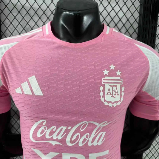 Argentina Special Edition Pink Soccer Jersey 25-26 - Player Version
