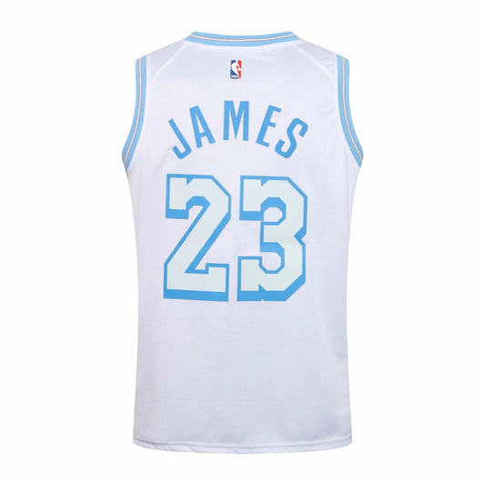 NBA Laker white James No.23