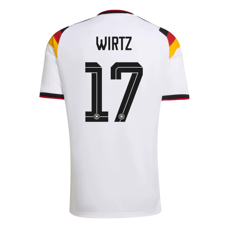 Germany world cup 2026 WIRTZ 17 Home Soccer Jersey - Fan Version