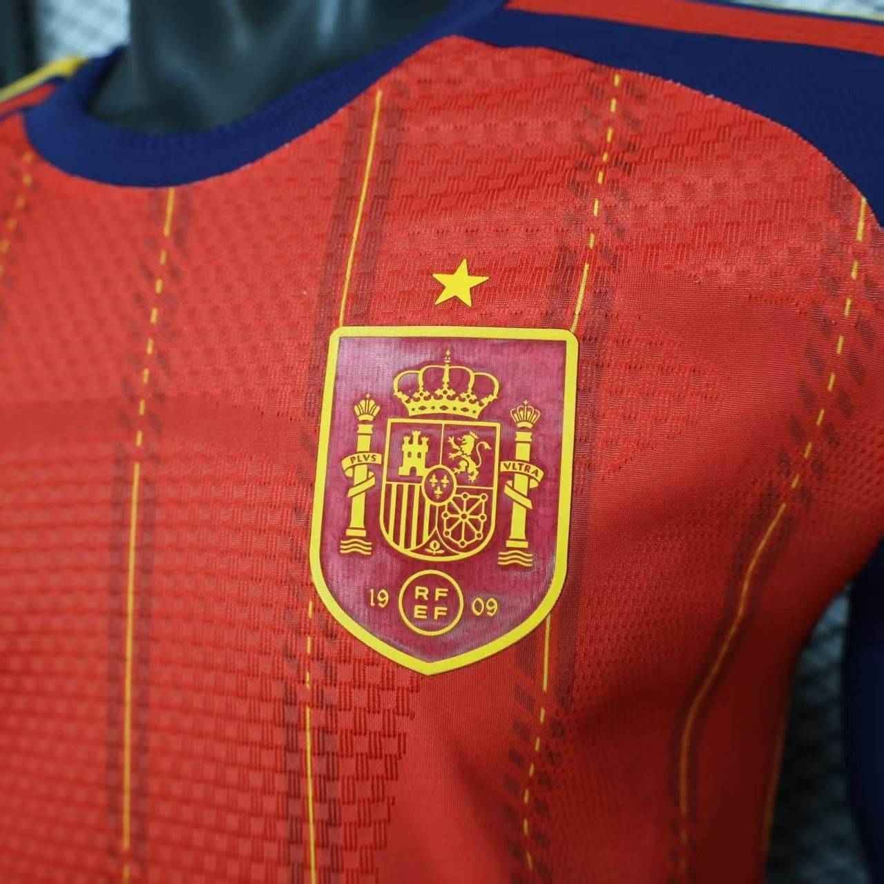 Spain Home Long Sleeves Jersey World Cup 2026 - Player Version