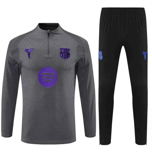Barcelona Training Tracksuit Grey 25-26 (Kids And Man )