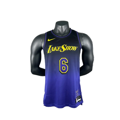 Los Angeles Lakers City Edition 6 JAMES NBA 2025 Jerseys