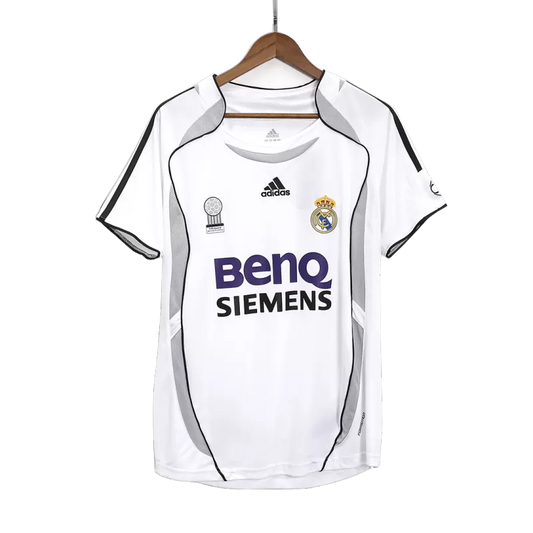 Real Madrid Retro 06/07 SERGIO RAMOS 4 Home Soccer Jersey