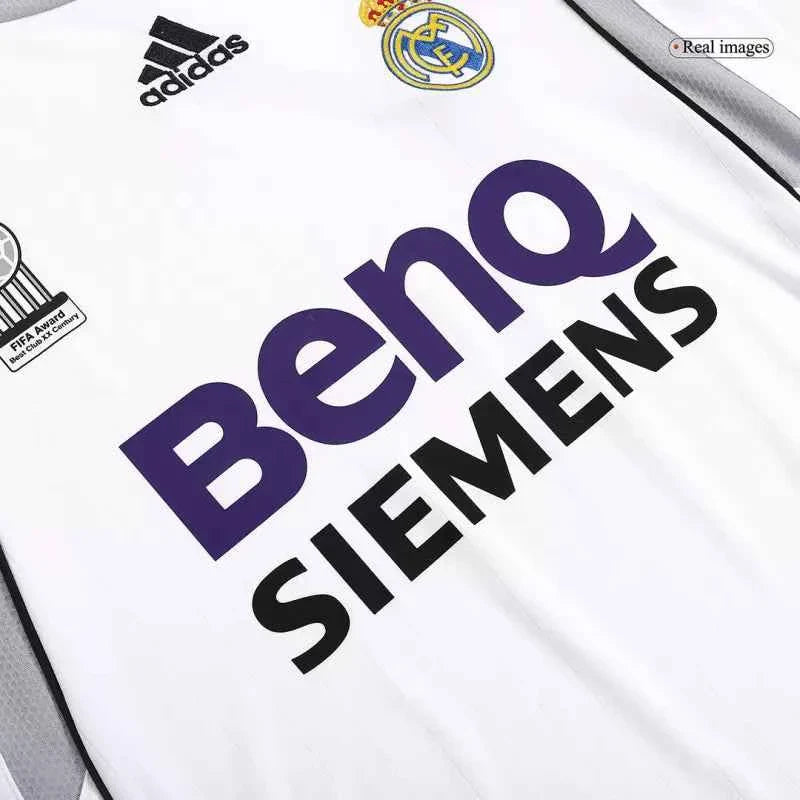 Real Madrid Retro 06/07 SERGIO RAMOS 4 Home Soccer Jersey