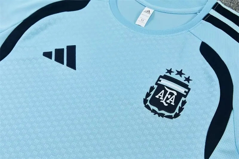 Argentina Training Blue With Pants Sets Soccer Jersey 26-27 - Player Version