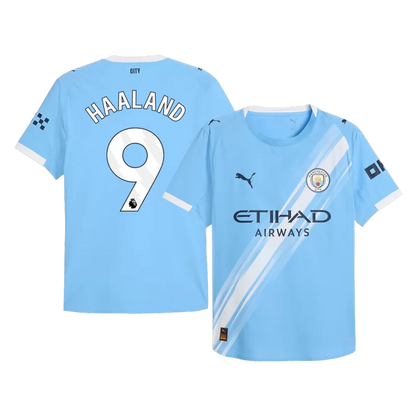 Manchester City HAALAND 9 Home Soccer Jersey 2025-26 - Player Version