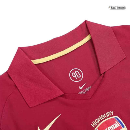 Retro 2005-06 BERGKAMP 10 Arsenal Home Soccer Jersey