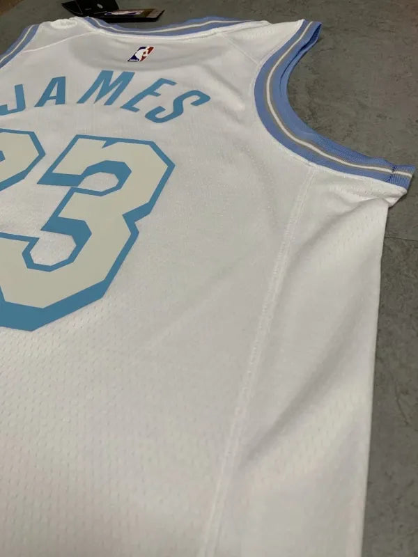 NBA Laker white James No.23