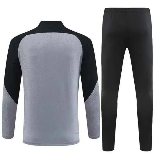Barcelona Training Tracksuit 22-23 Grey (Kids And Man )