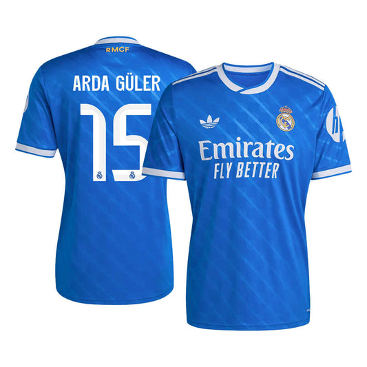 Real Madrid Soccer Jersey Third 2025/26 (ARDA GULER #17) - Fan Version - World Jersey | Premium Football Kits, Retro Jerseys & Boots Shop