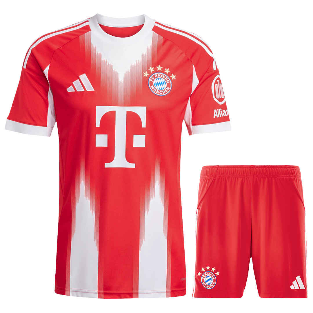 Bayern Munich Soccer Jersey + Short Home 2025/26 - Fan version - World Jersey | Premium Football Kits, Retro Jerseys & Boots Shop