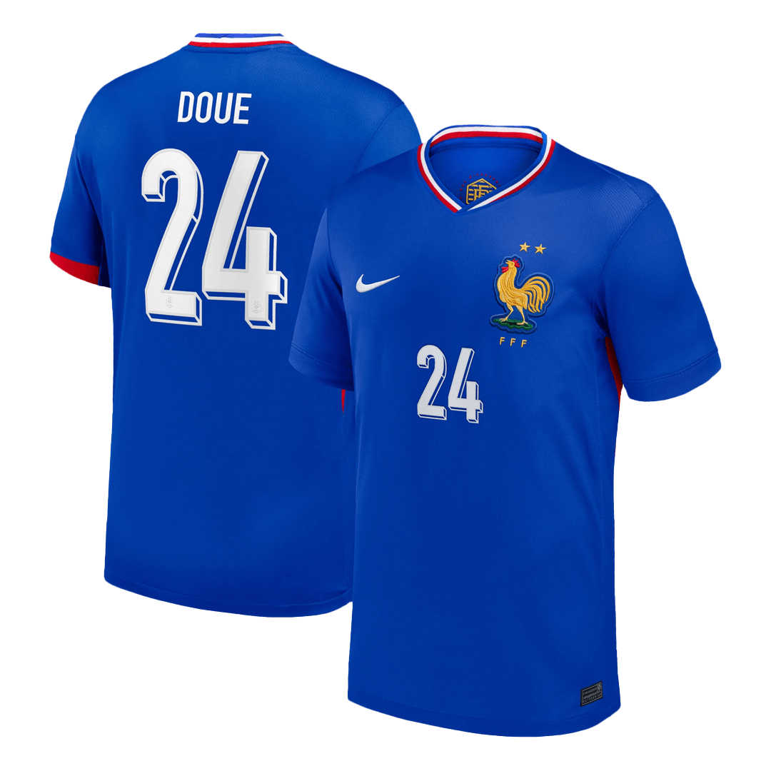 France Soccer Jersey Home 2025 (DOUE #24) - Fan Version