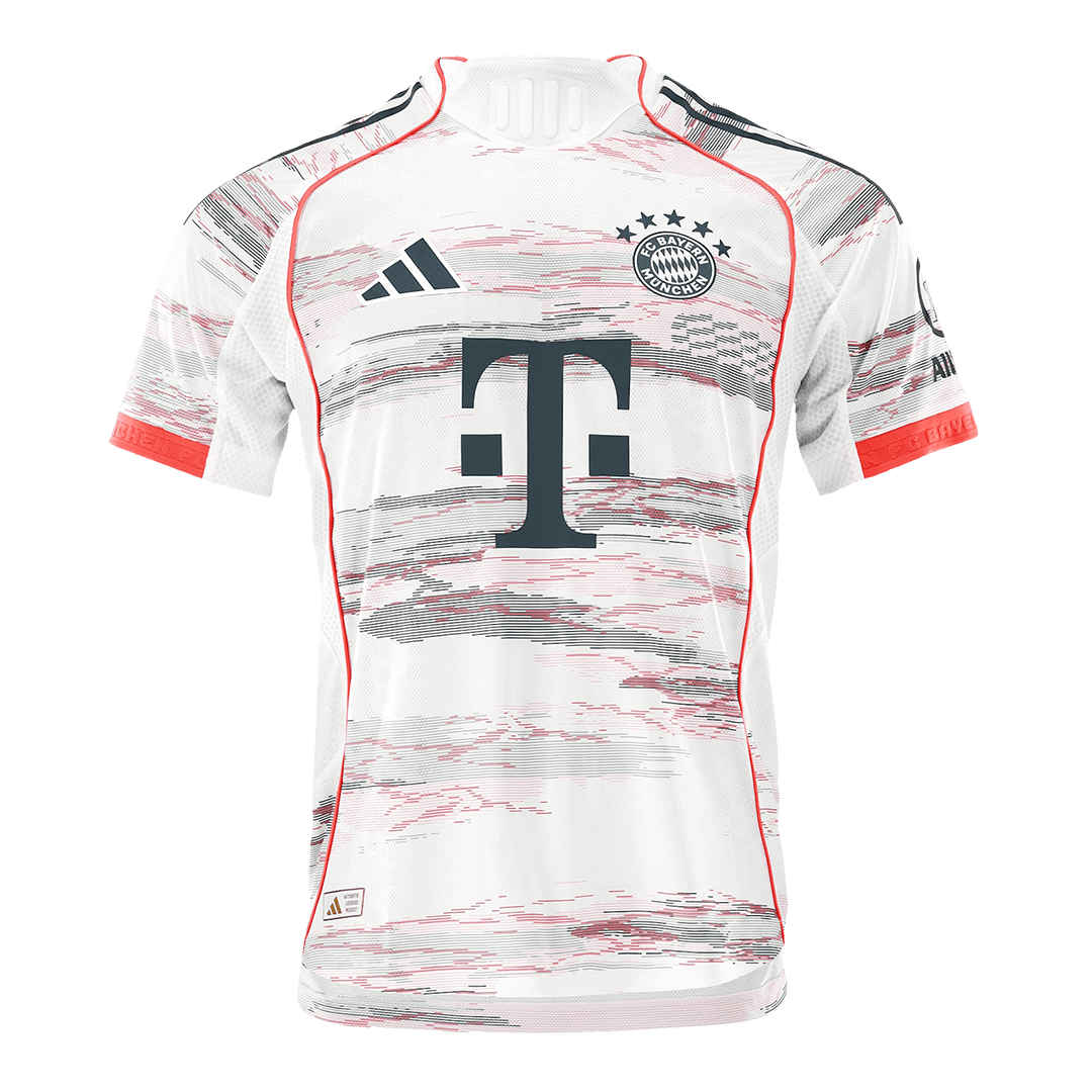 Bayern Munich Away Soccer Jersey 2025/26 (KANE #9) - Player Version - World Jersey | Premium Football Kits, Retro Jerseys & Boots Shop