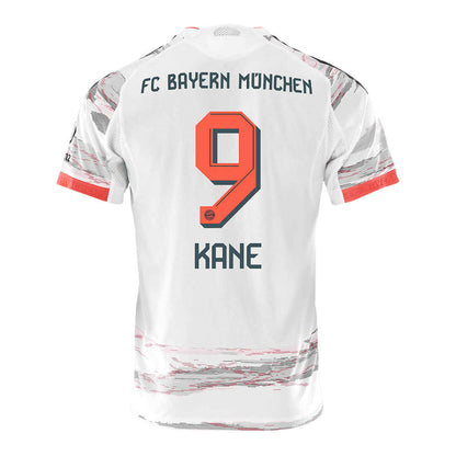 Bayern Munich Away Soccer Jersey 2025/26 (KANE #9) - Player Version - World Jersey | Premium Football Kits, Retro Jerseys & Boots Shop
