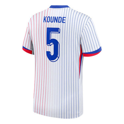 France Soccer Jersey Away 2025 (KOUNDE #5) - Fan Version