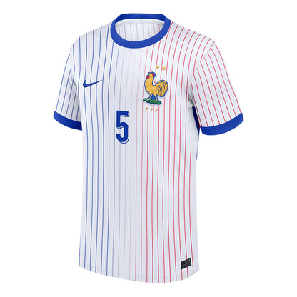 France Soccer Jersey Away 2025 (KOUNDE #5) - Fan Version