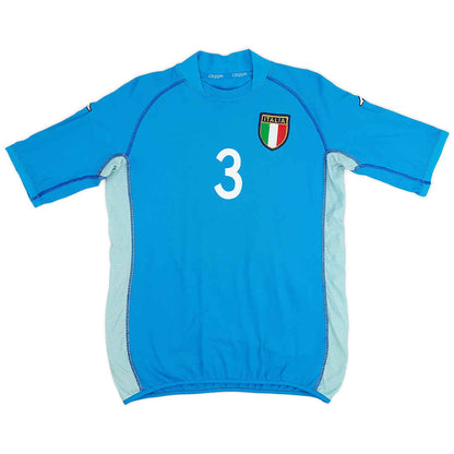 Italy Soccer Jersey Retro Home World Cup 2002 (MALDINI #3) - World Jersey | Premium Football Kits, Retro Jerseys & Boots Shop