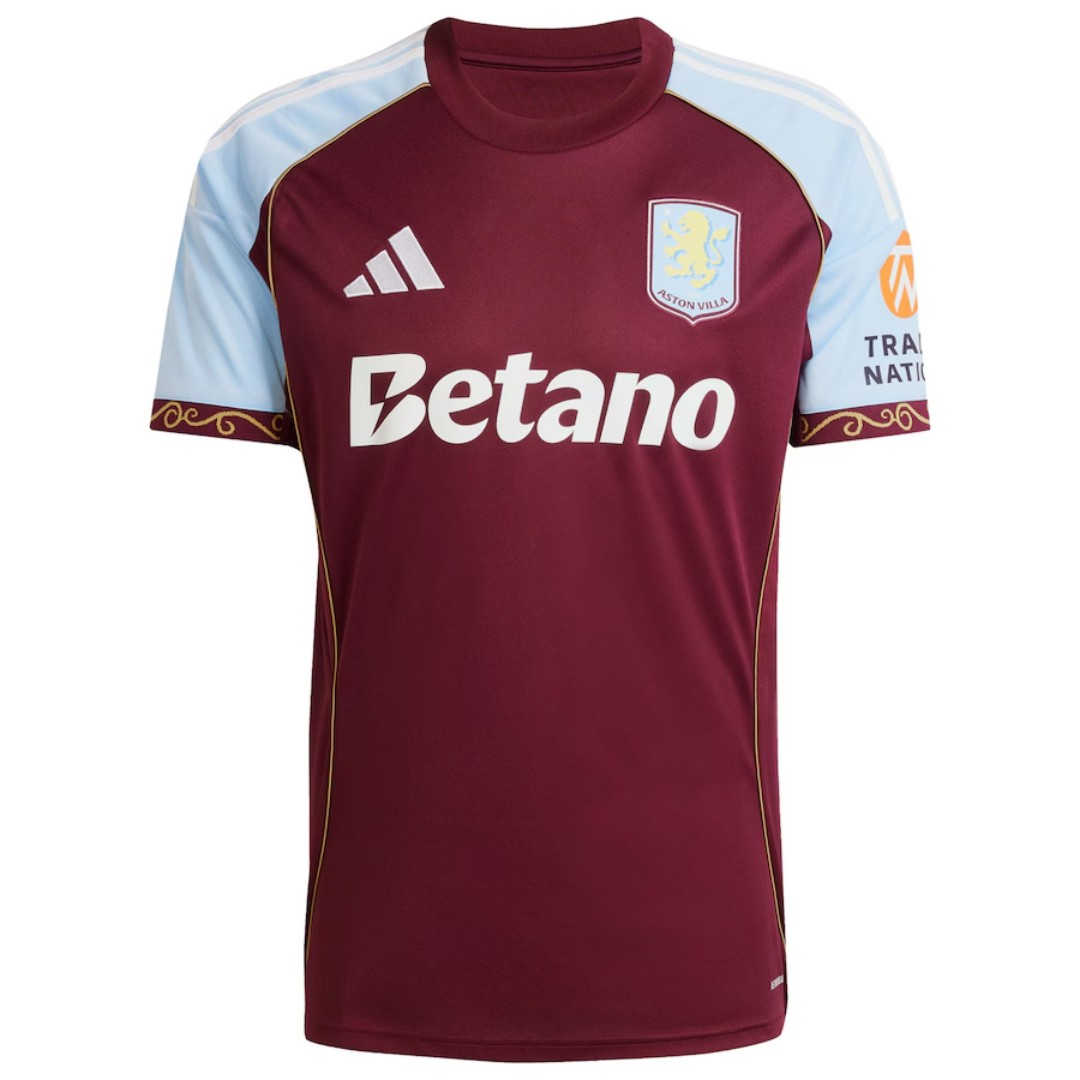 Aston Villa Soccer Jersey Home - 2025/26 (MALEN #17) - Fan Version