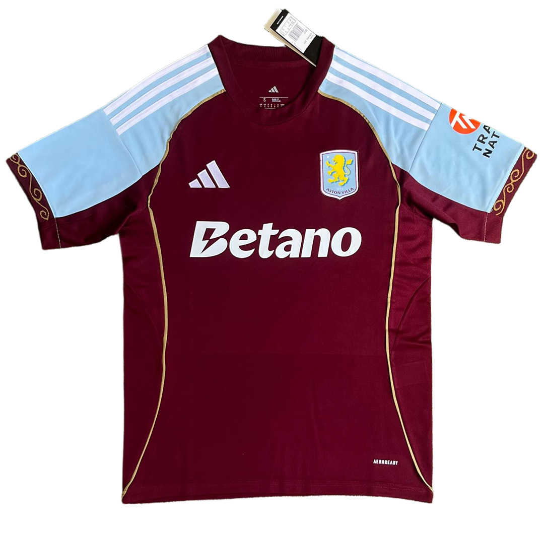 Aston Villa Soccer Jersey Home - 2025/26 (MALEN #17) - Fan Version