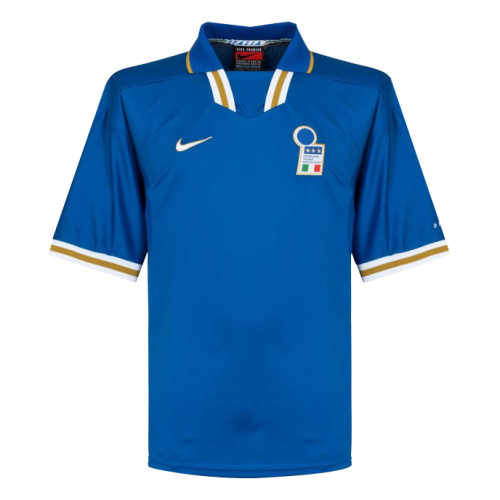 Italy Soccer Jersey Retro Euro Cup Home 1996 (Maldini #5) - World Jersey | Premium Football Kits, Retro Jerseys & Boots Shop