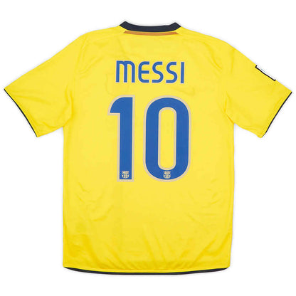 Barcelona Soccer Jersey Retro Away 2008/2009 (Messi #10) - World Jersey | Premium Football Kits, Retro Jerseys & Boots Shop
