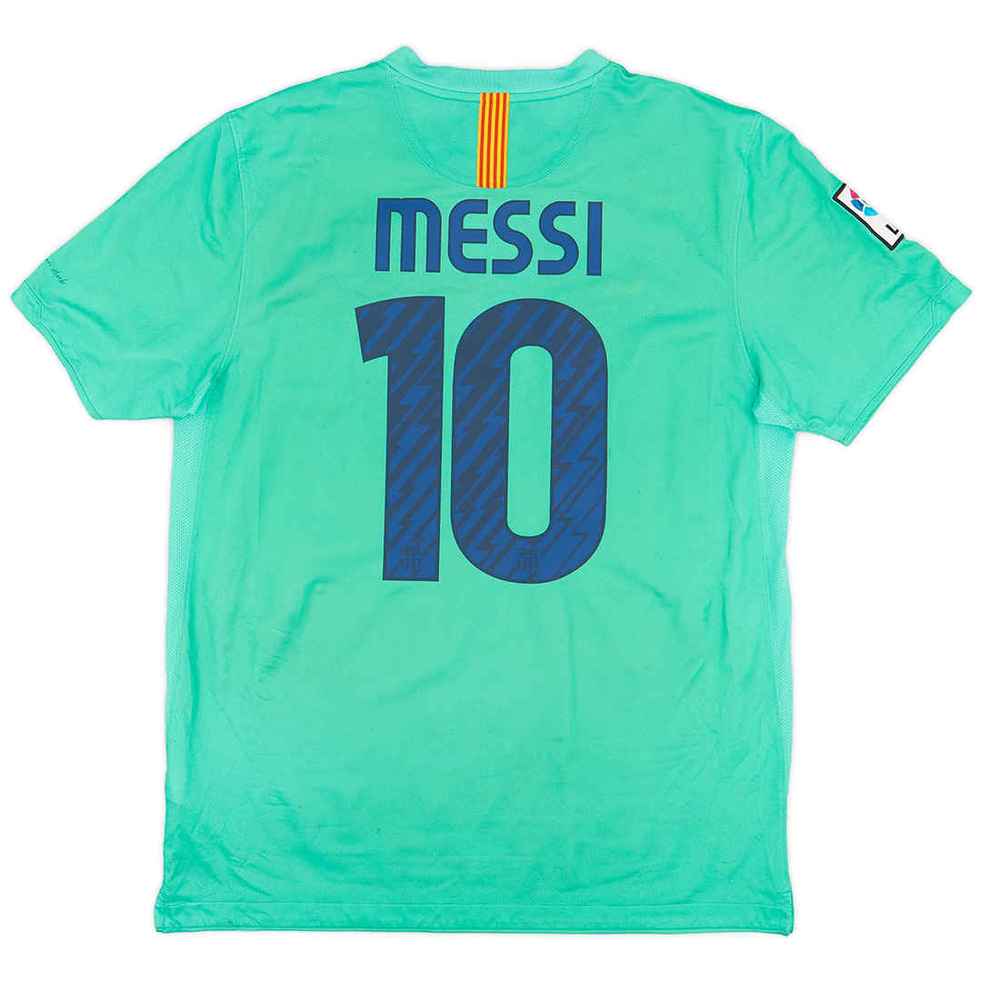 Barcelona Soccer Jersey Retro Away 2010/2011 (Messi #10) - World Jersey | Premium Football Kits, Retro Jerseys & Boots Shop