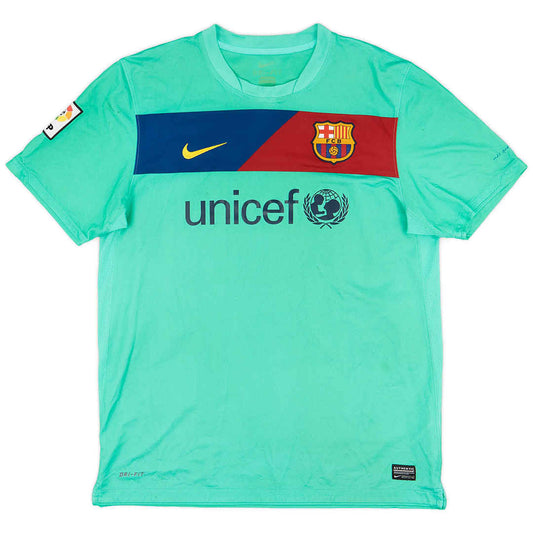 Barcelona Soccer Jersey Retro Away 2010/2011 (Messi #10) - World Jersey | Premium Football Kits, Retro Jerseys & Boots Shop